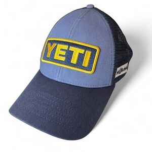 YETI Navy and Gold Trucker Cap